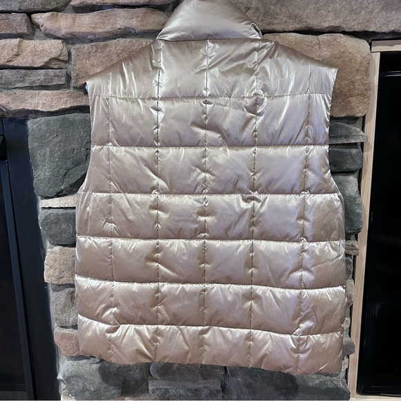 Elodie Shimmering Tan Puffer Coat - Picture 3 of 3